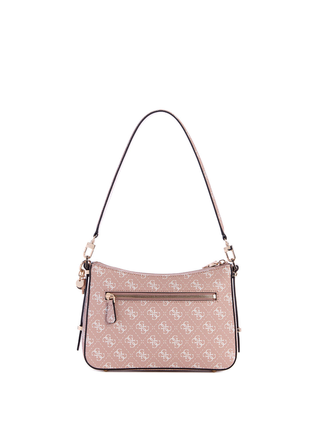 GUESS Pink Logo Daryna Shoulder Bag back view