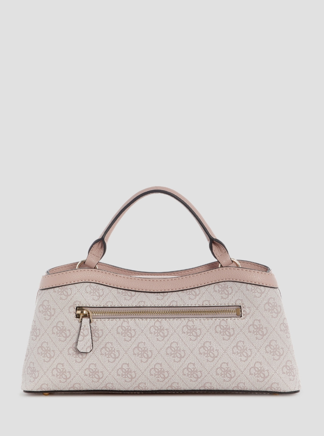 GUESS Womens Orchid Logo Lindsey Compartment Satchel Bag SG974905  Back View