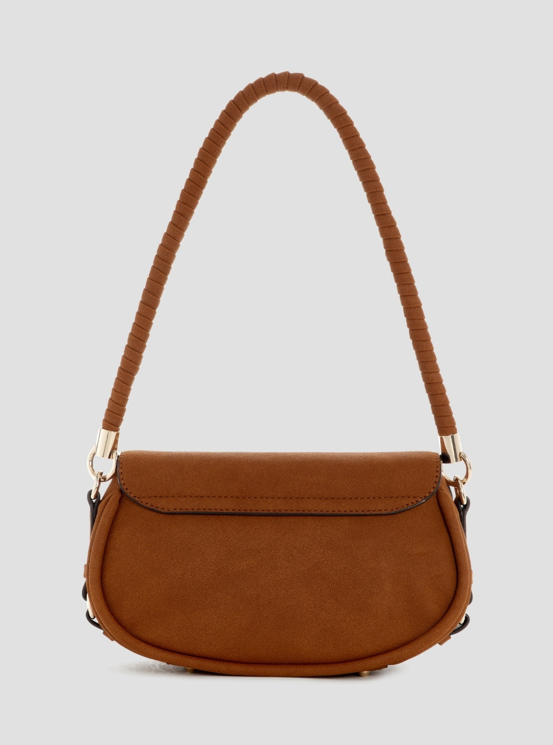 GUESS Womens Brown Danya Flap Shoulder Bag SG991819 Back View