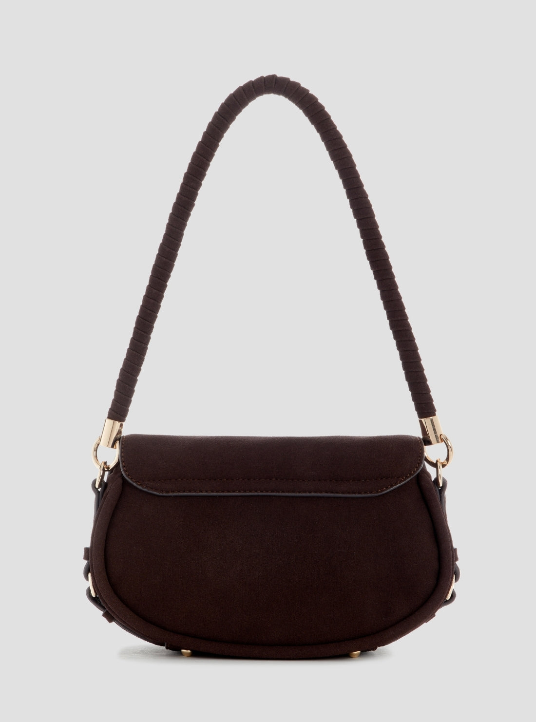 GUESS Womens Brown Danya Flap Shoulder Bag SG991819 Back View