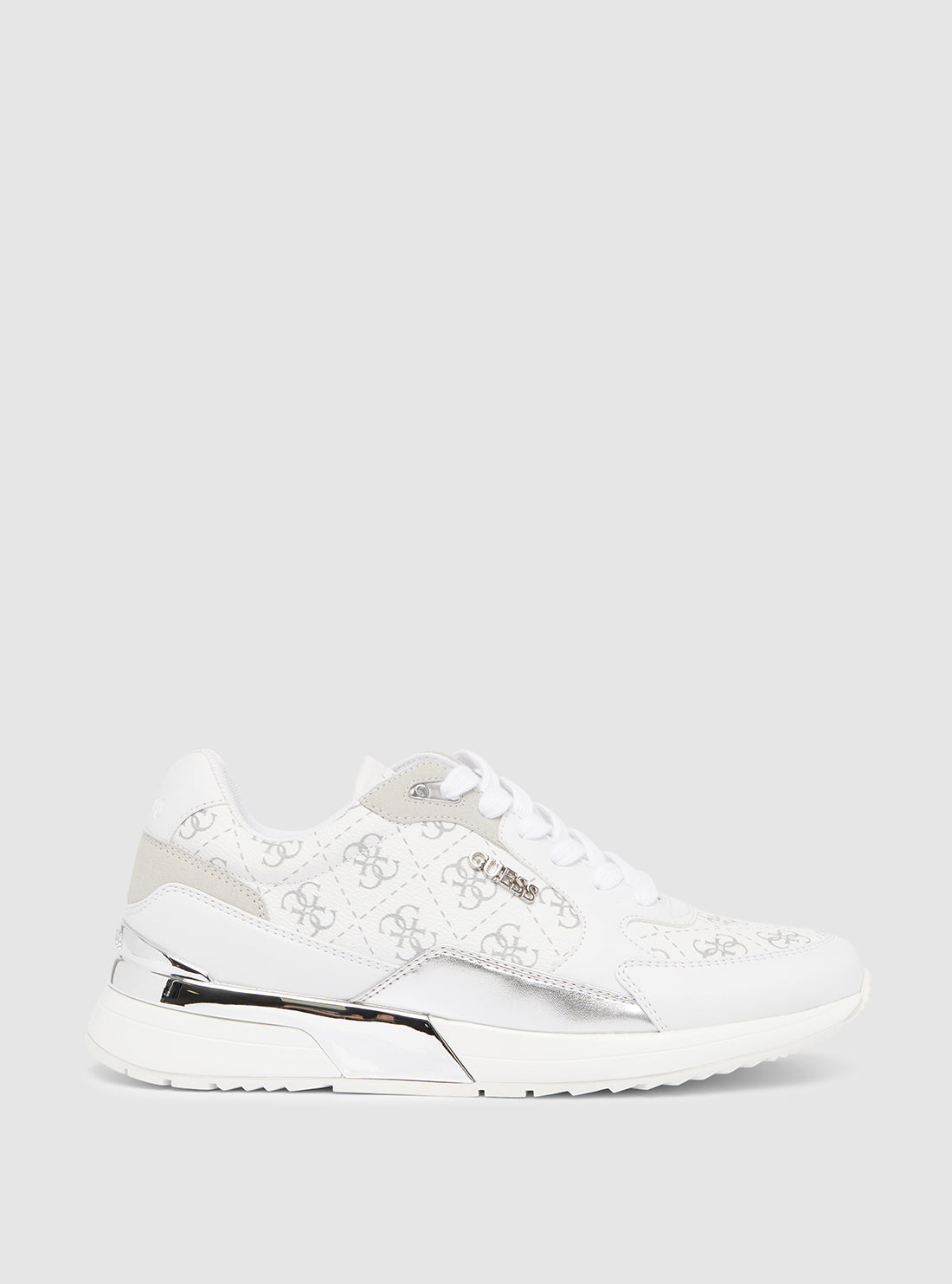 White Silver Moxea Sneakers