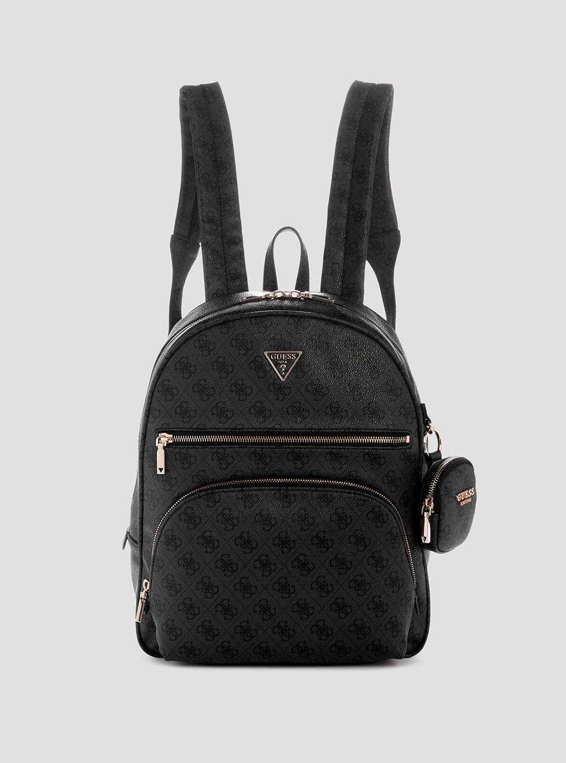 Black Logo Power Play Backpack | GUESS display picture 2