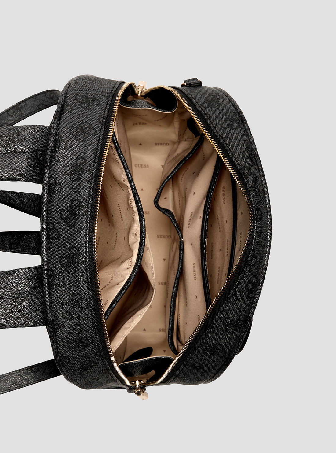 Black Logo Power Play Large Backpack