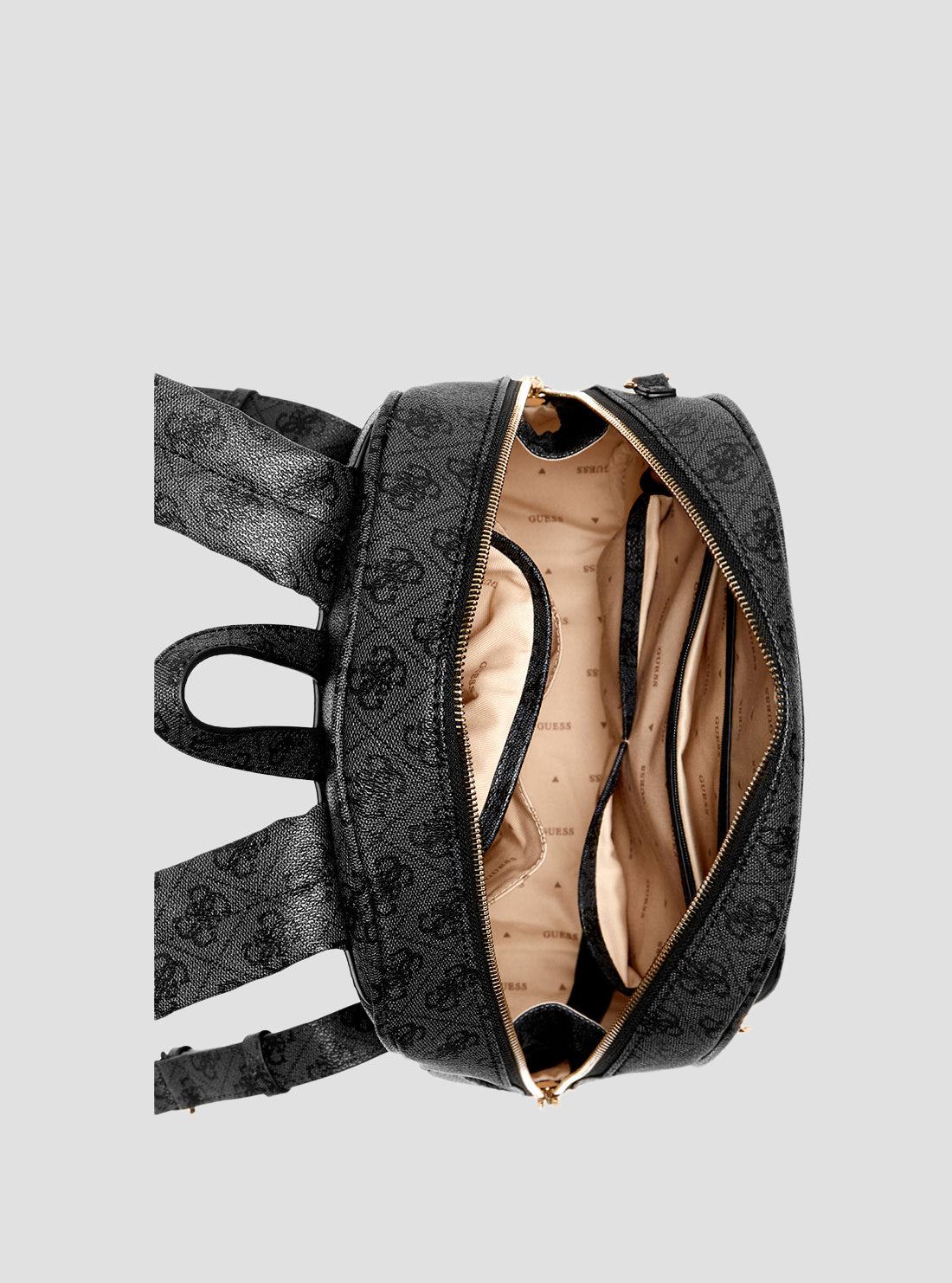 Black Logo Power Play Large Backpack