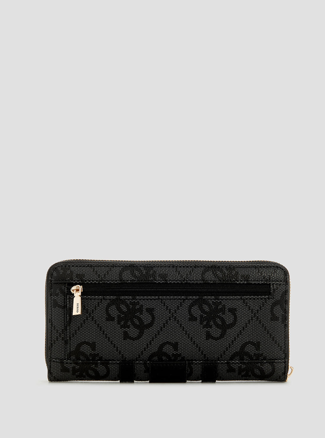 GUESS portemonnee Erenia Zip Around Wallet Latte Logo bruine GUESS portemonnee Erenia Zip Around Wallet Latte Logo bruine