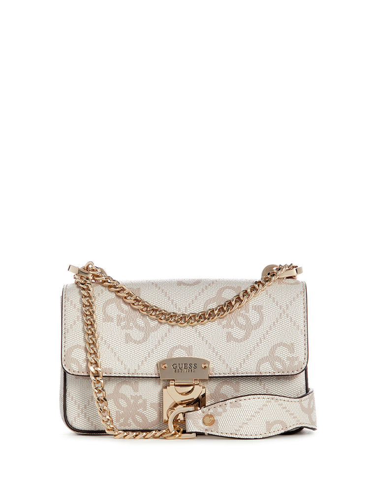 White Logo Eliette Mini Crossbody Bag - GUESS