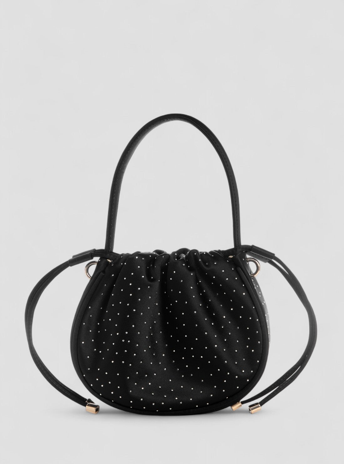 GUESS Womens Black Elsie Pouch Bag SR965075 Back View