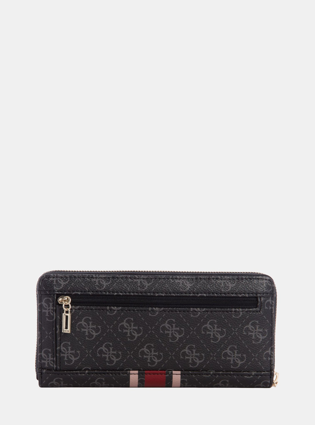 Black Jensen Large Zip Around Wallet