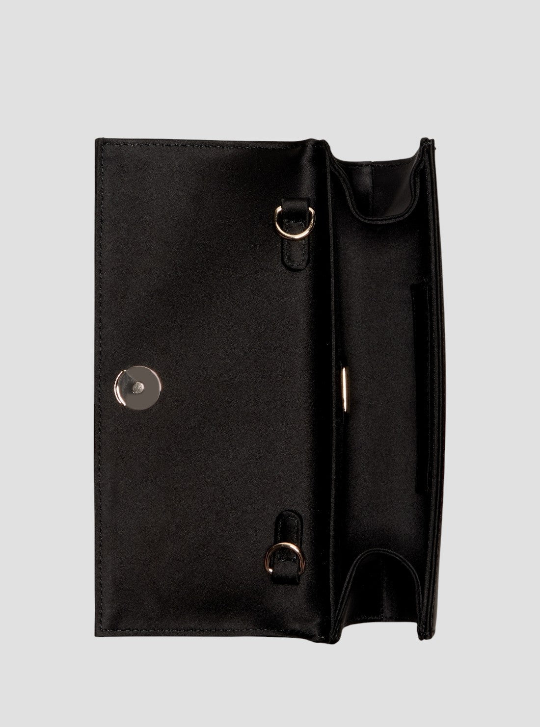 GUESS Womens Black Elsie Clutch Bag SS965071 Inside View