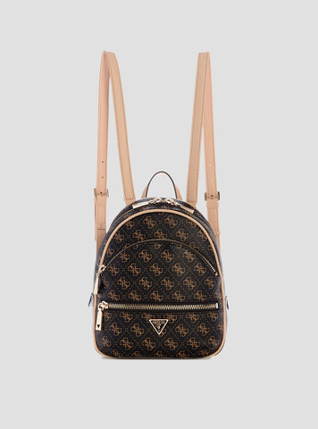 Brown Logo Manhattan Backpack