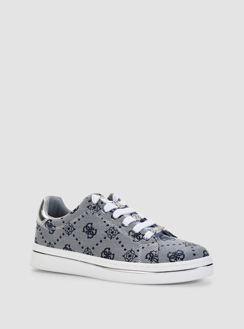 GUESS Footwear Blue Stasey Sneakers STASEY2 Front Side View