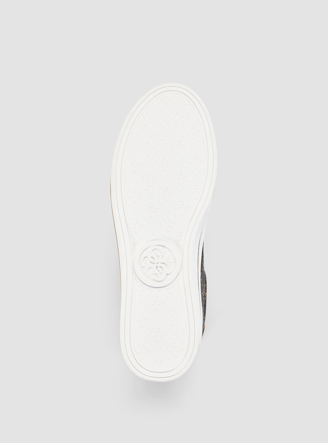 GUESS Footwear Brown Logo Stasey Sneakers STASEY3 Bottom View