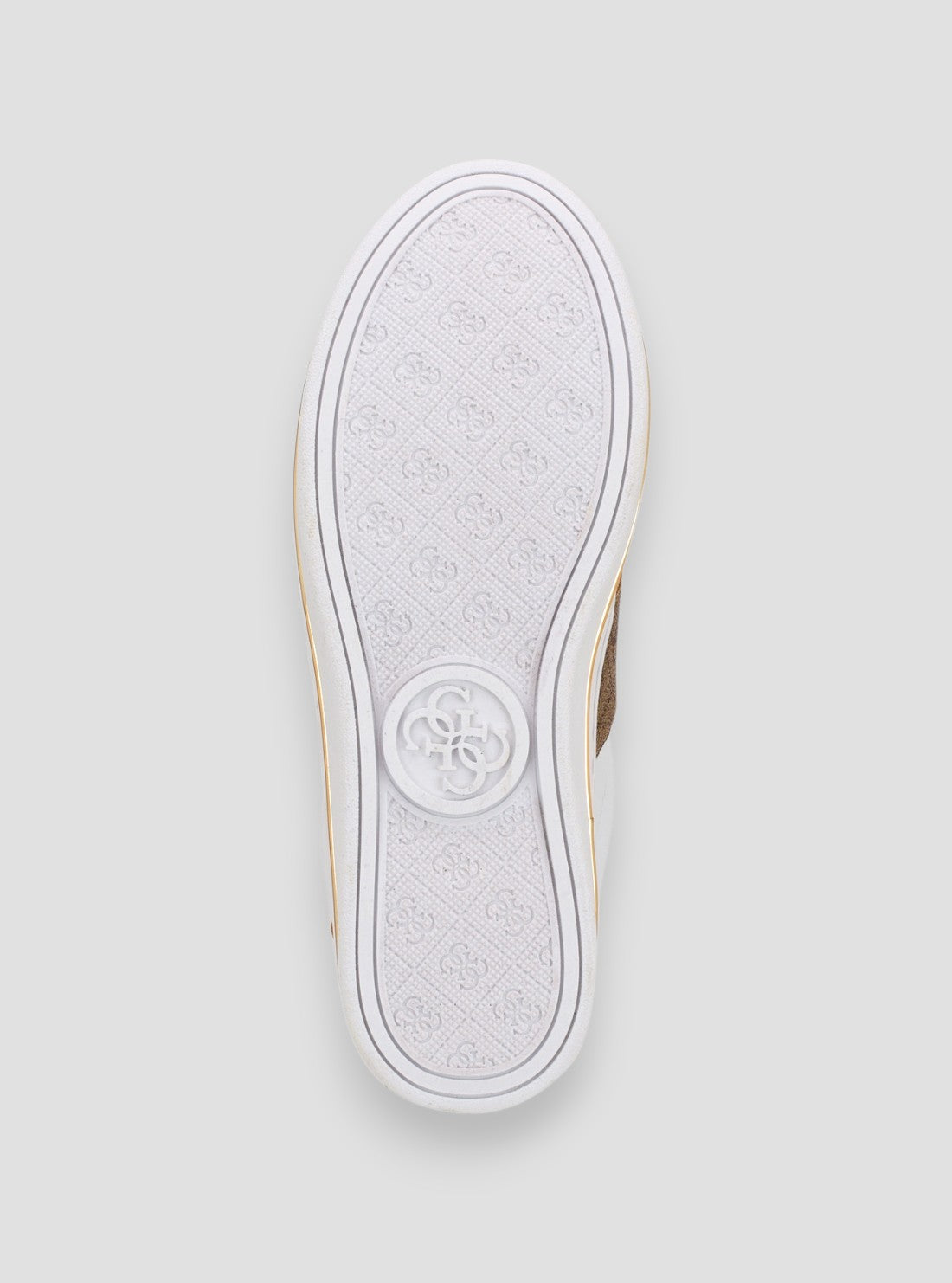 GUESS Footwear White Stew Sneakers STEW Bottom View