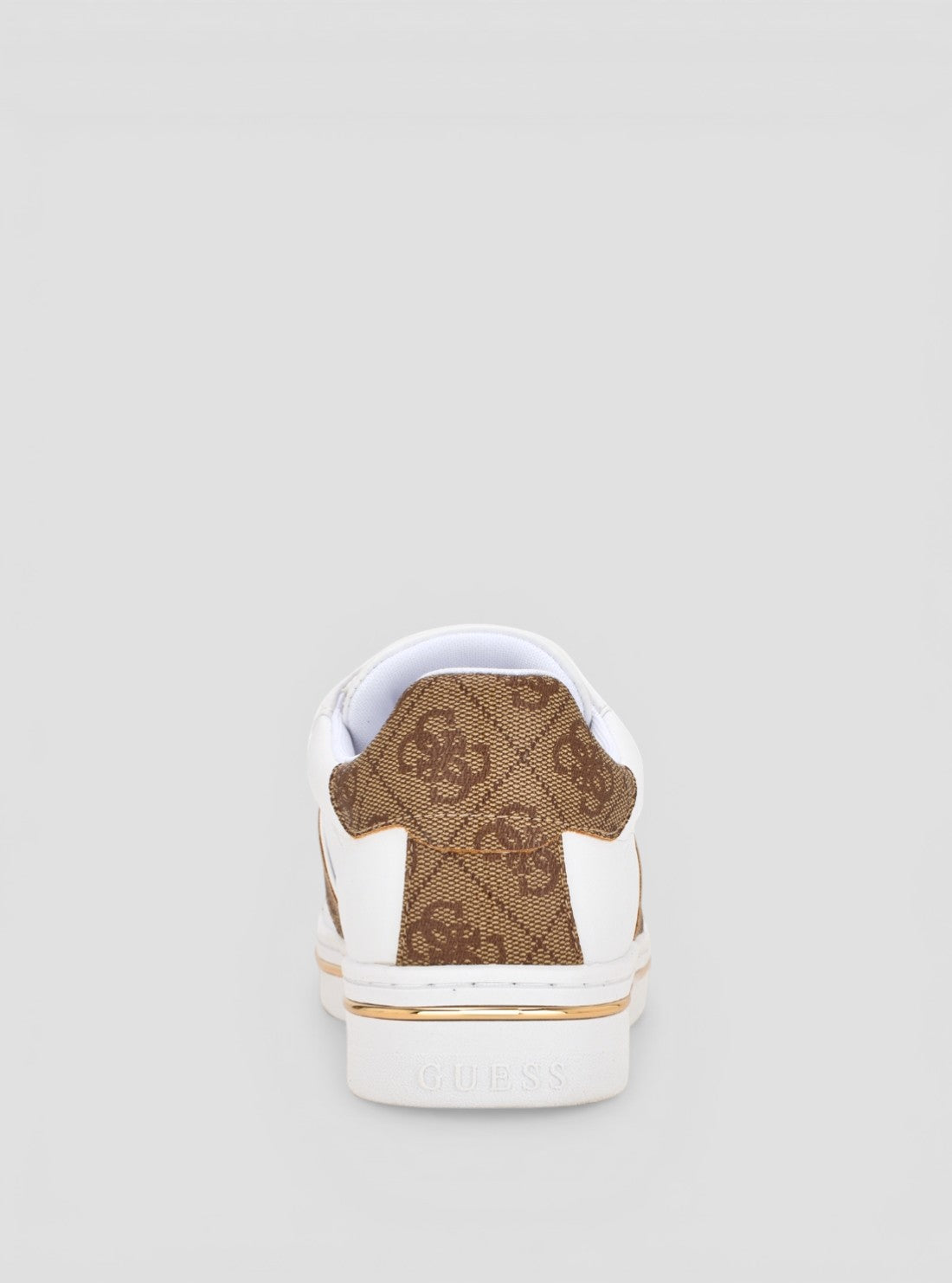 GUESS Footwear White Stew Sneakers STEW Back View