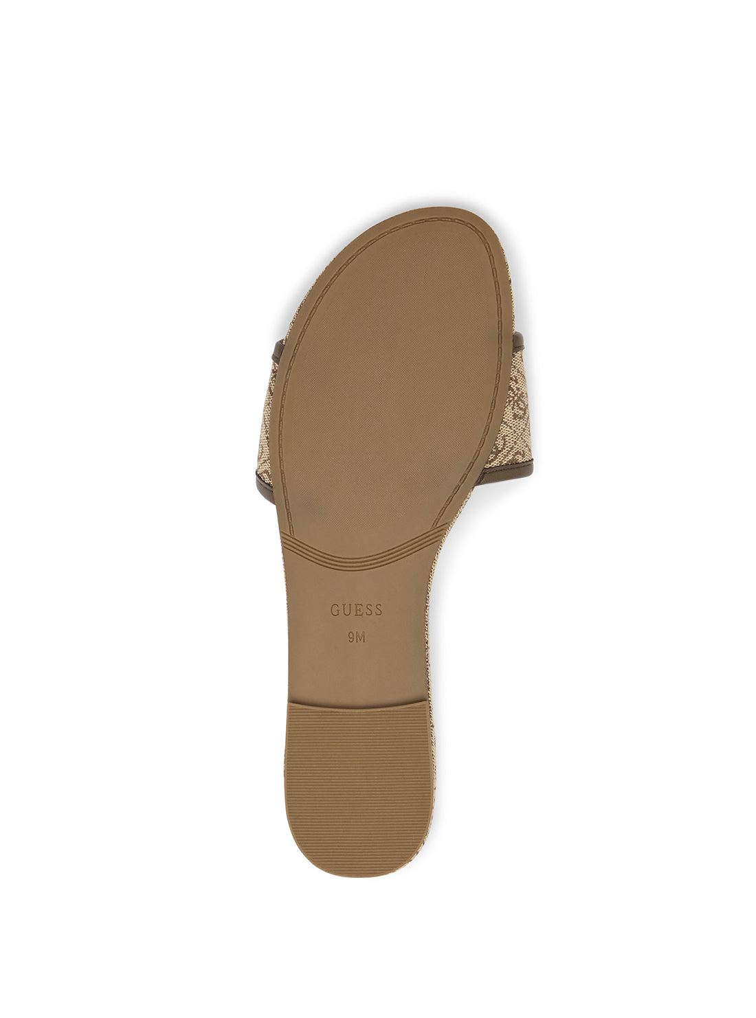 Brown Logo Tahiti Slide Sandals