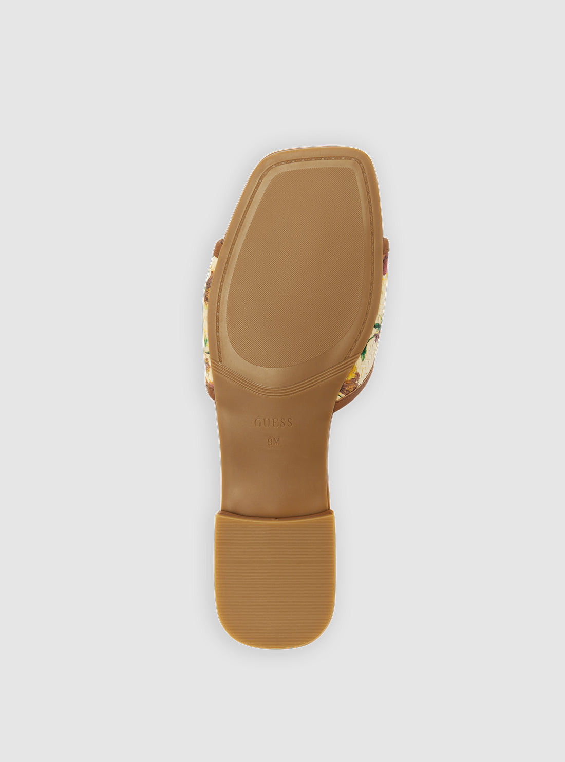 Brown Floral Tampa Slides