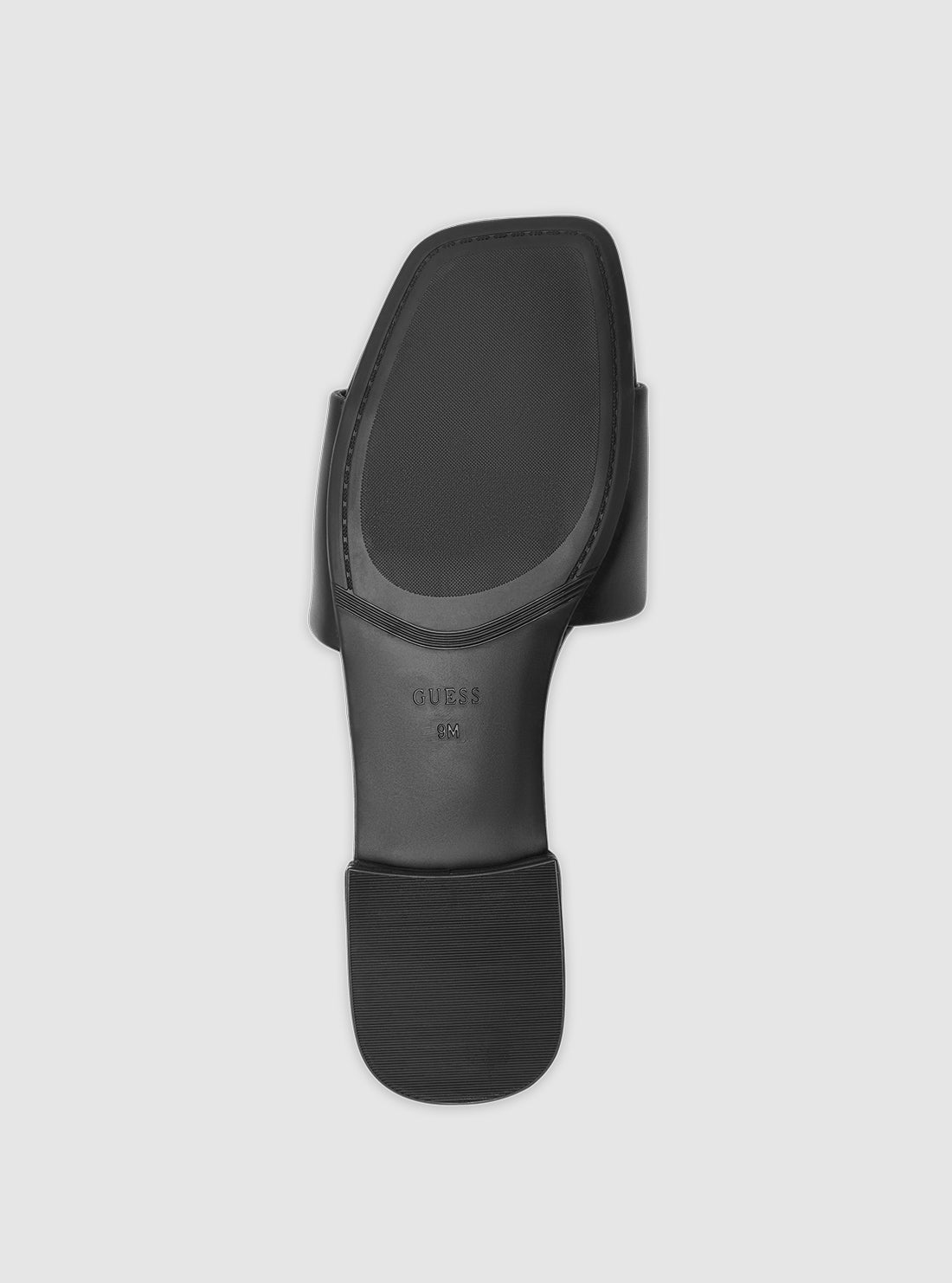 GUESS Womens Footwear Black Tarisha Slide Sandals TARISHA-2 Bottom View