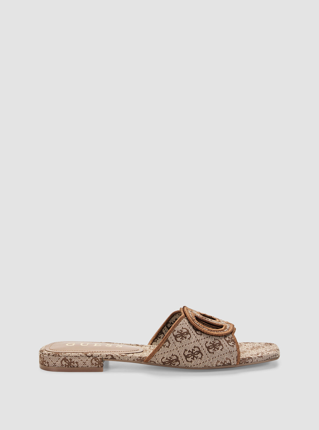GUESS Footwear Brown Tarishae Slides TARISHAE Side View