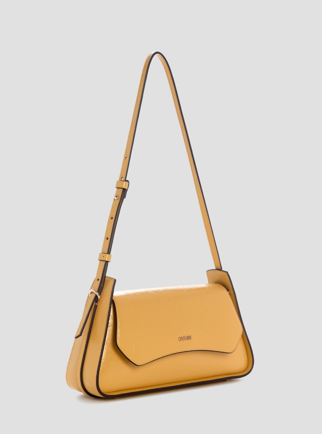 Yellow Xena Flap Shoulder Bag