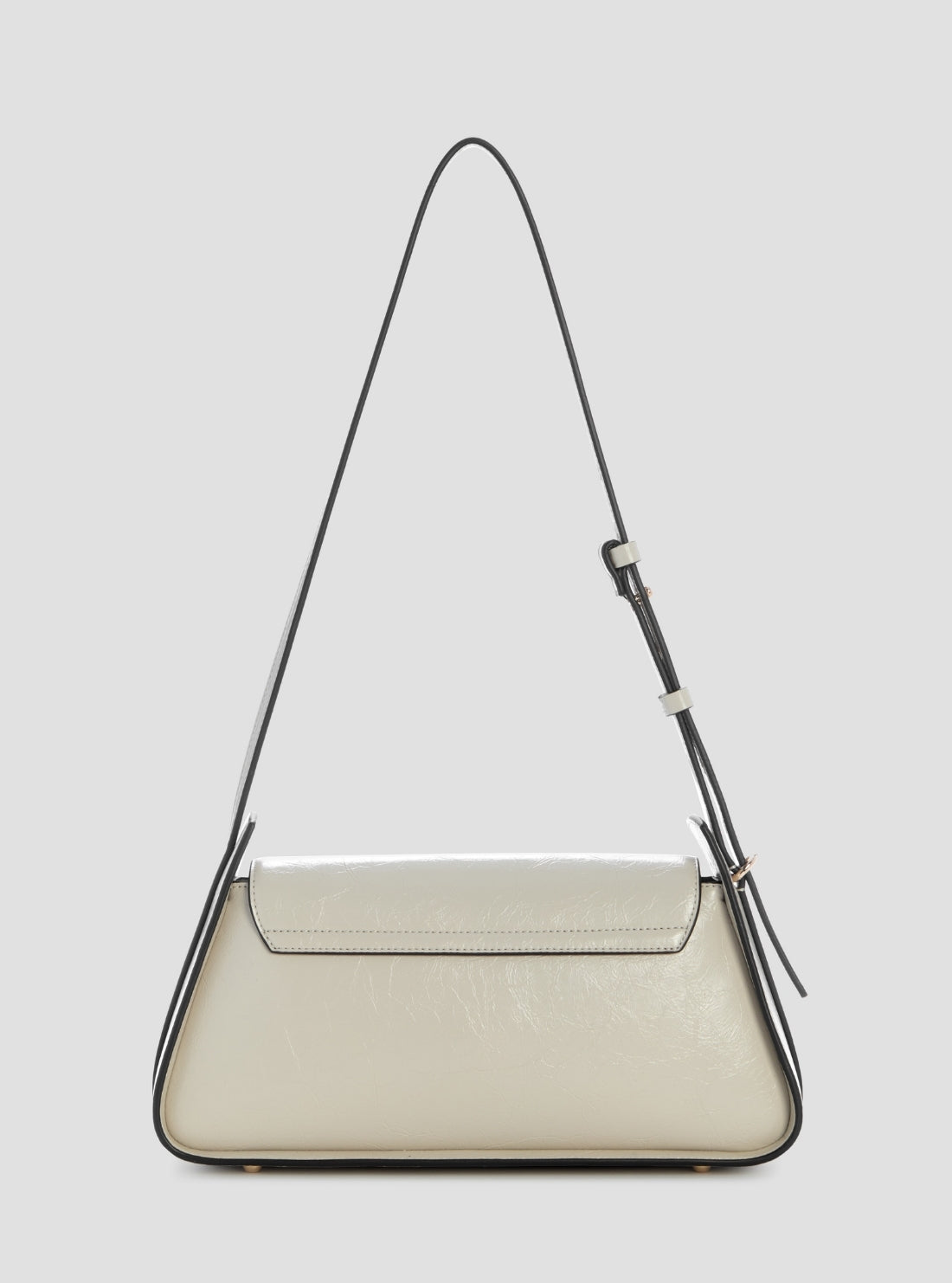 Light Taupe Xena Flap Shoulder Bag