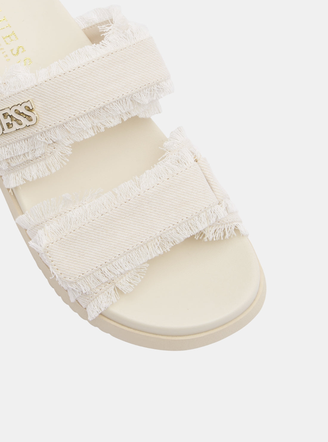 White Teall Slide Sandals