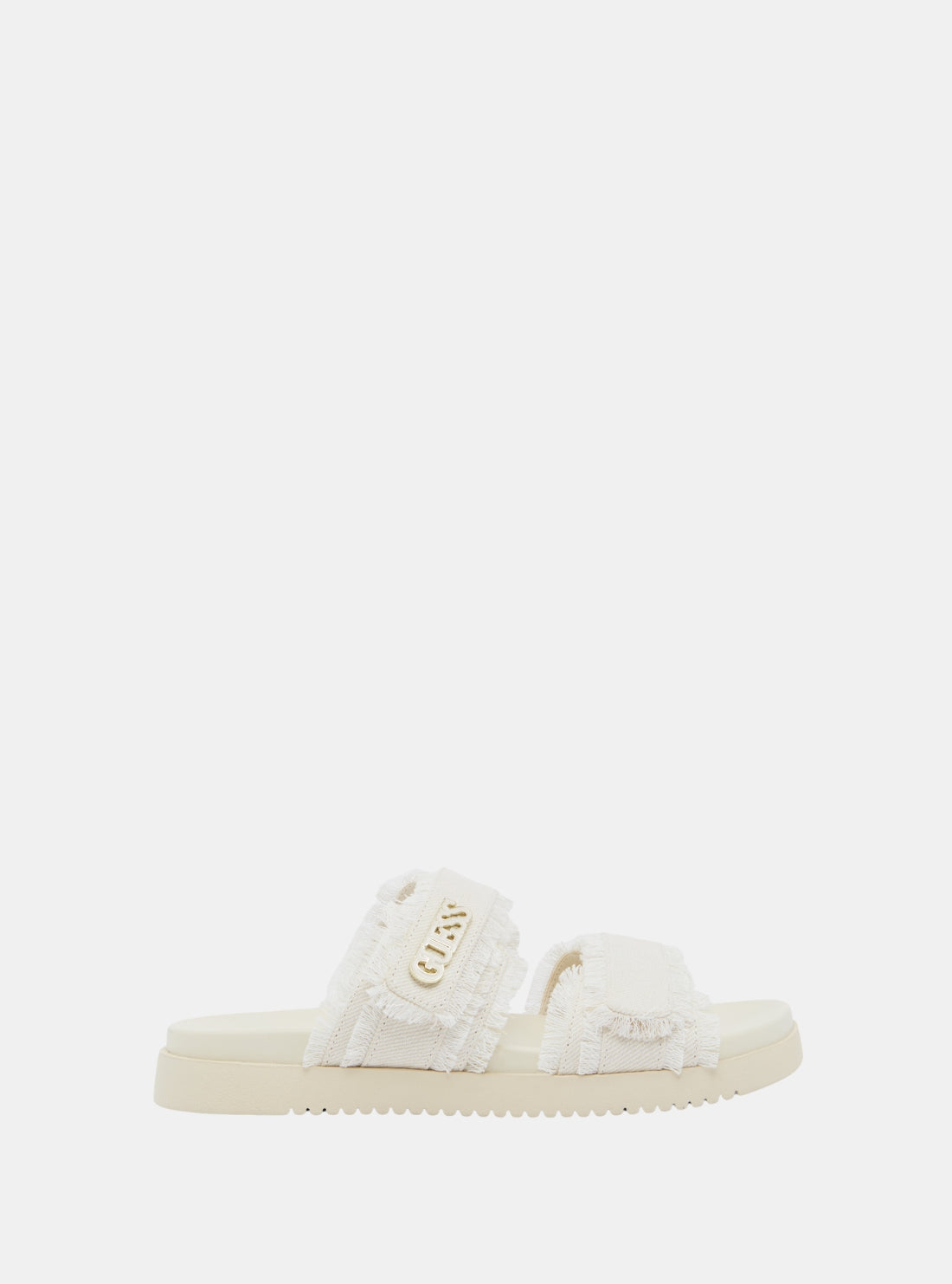 White Teall Slide Sandals