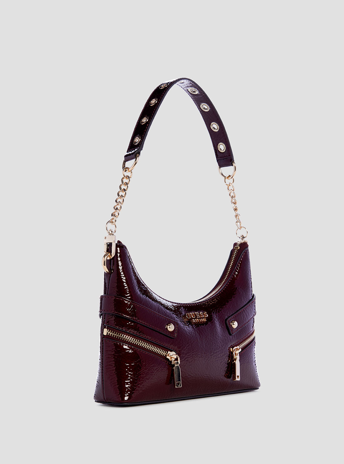Burgundy Trissa Shoulder Bag