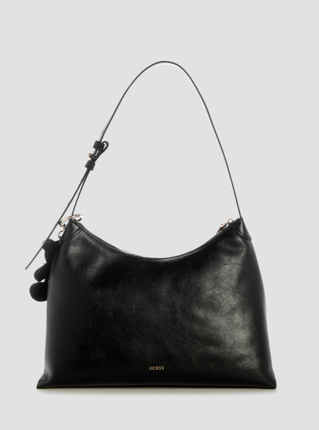 GUESS Womens Black Kassie Hobo Bag TG993001 Front View
