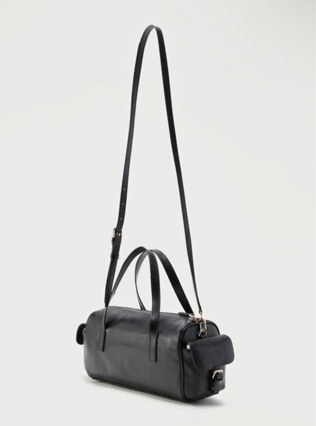 GUESS Womens Black Kassie Small Box Satchel Bag TG993005 Full View