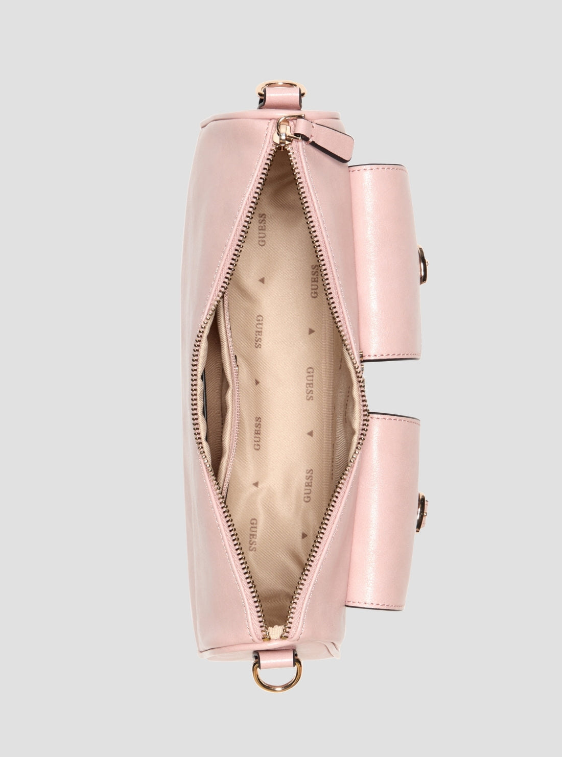 GUESS Womens Pink Kassie Convertible Shoulder Bag TG993017 Inside View