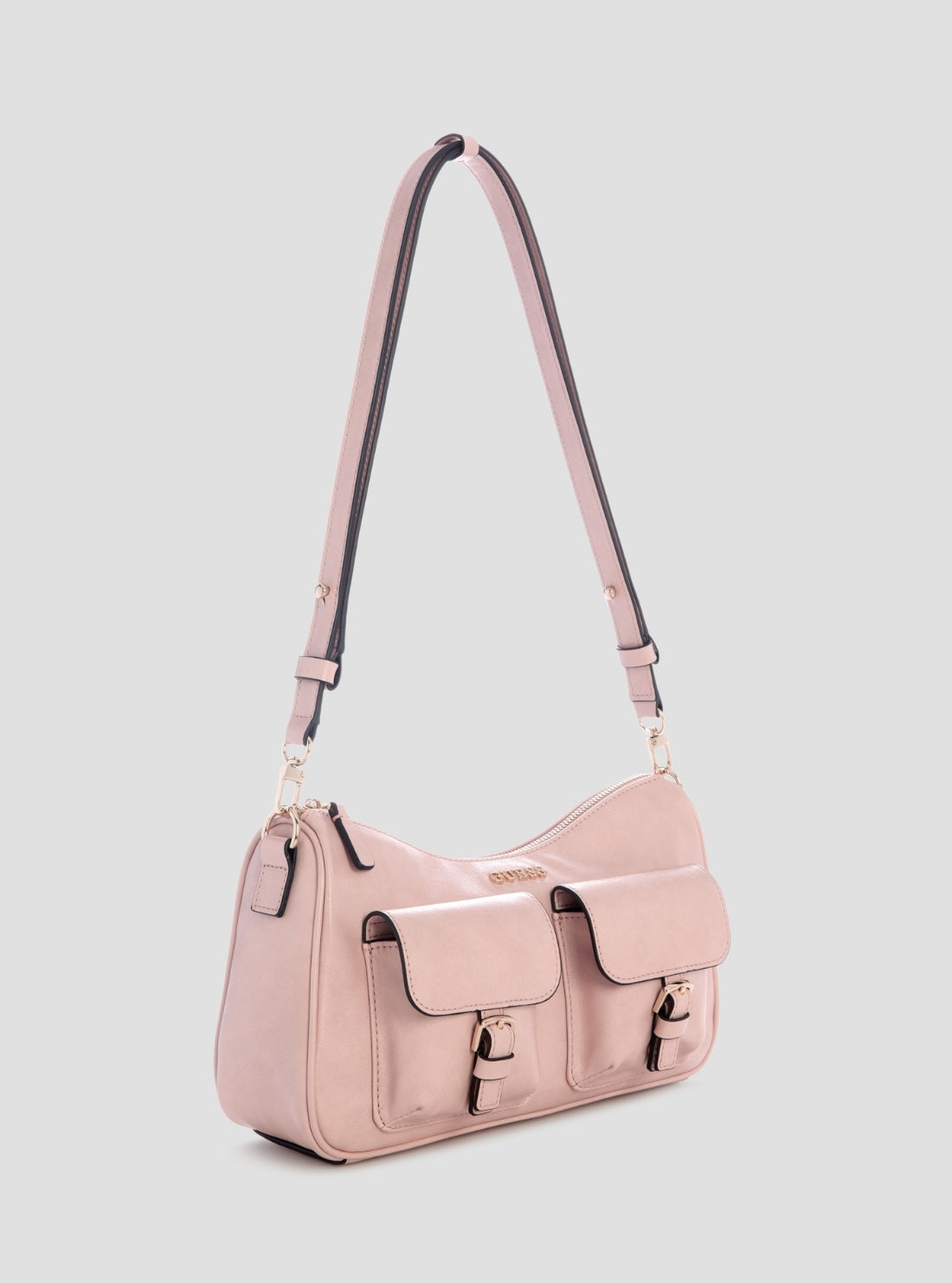 GUESS Womens Pink Kassie Convertible Shoulder Bag TG993017 Side VIew