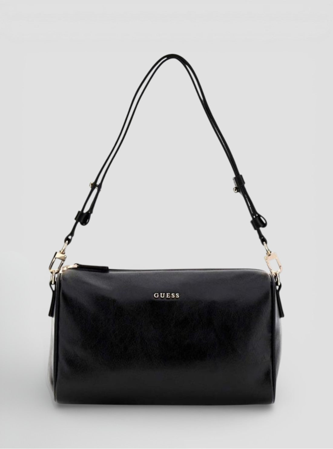 GUESS Womens Black Kassie Mini Convertible Shoulder Bag TG993072 Front View