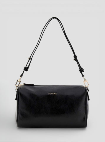 GUESS Womens Black Kassie Mini Convertible Shoulder Bag TG993072 Front View