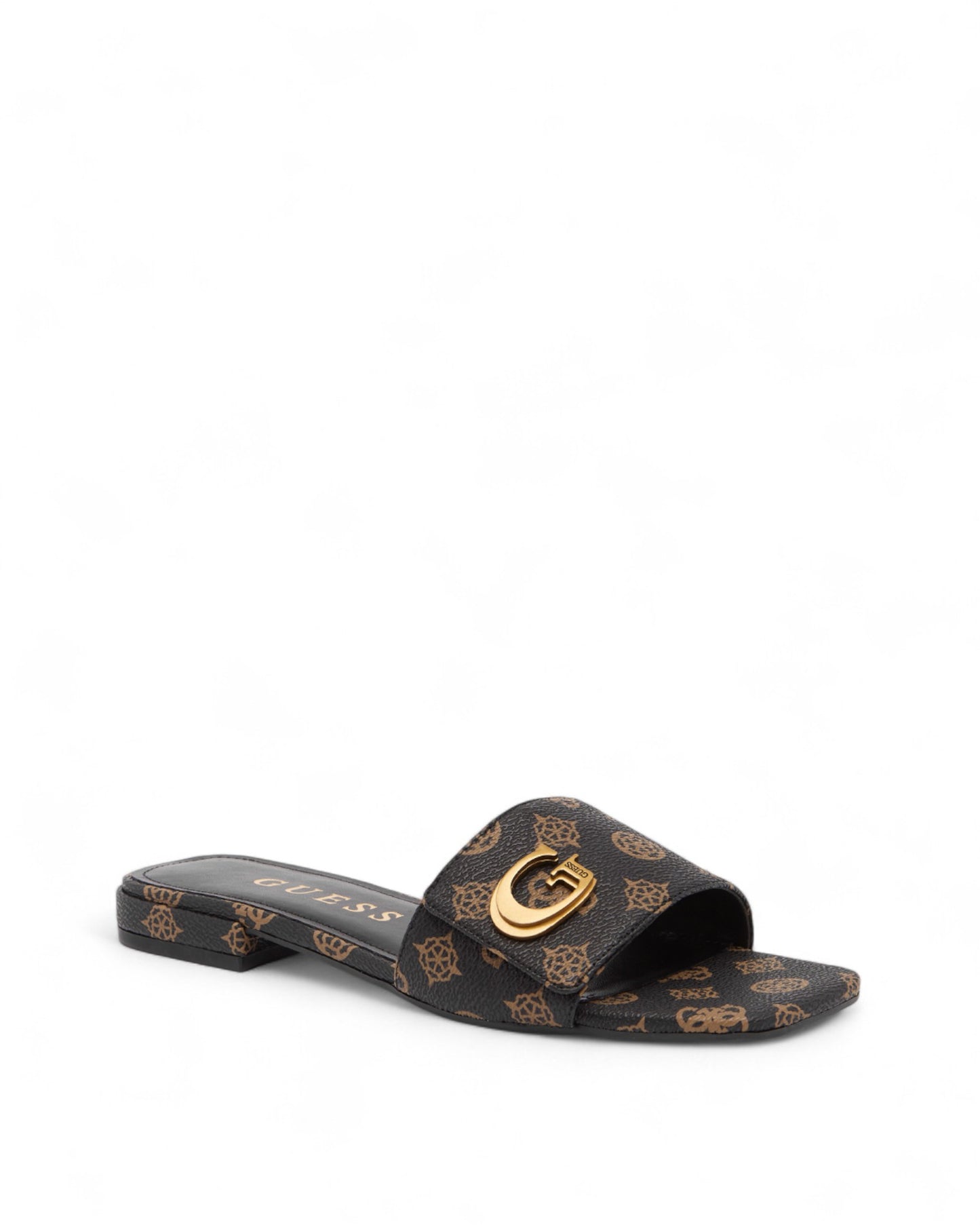 Dark Brown Logo Toco Sandals