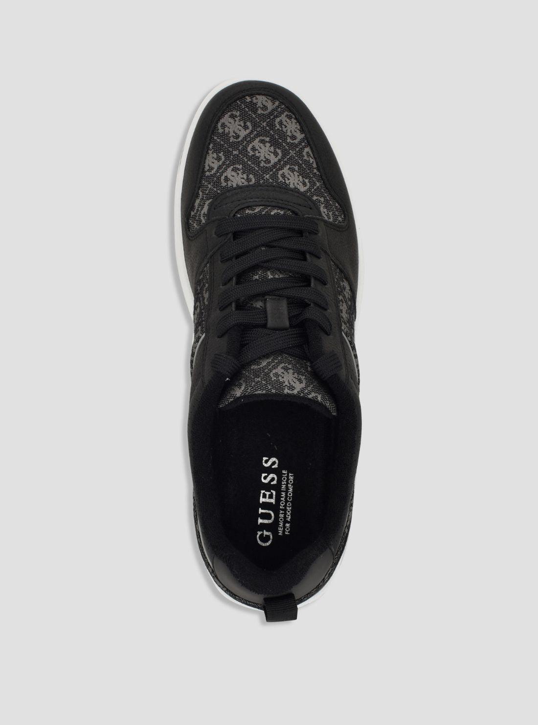 GUESS Womens Black Tryon Sneakers TRYON Top View