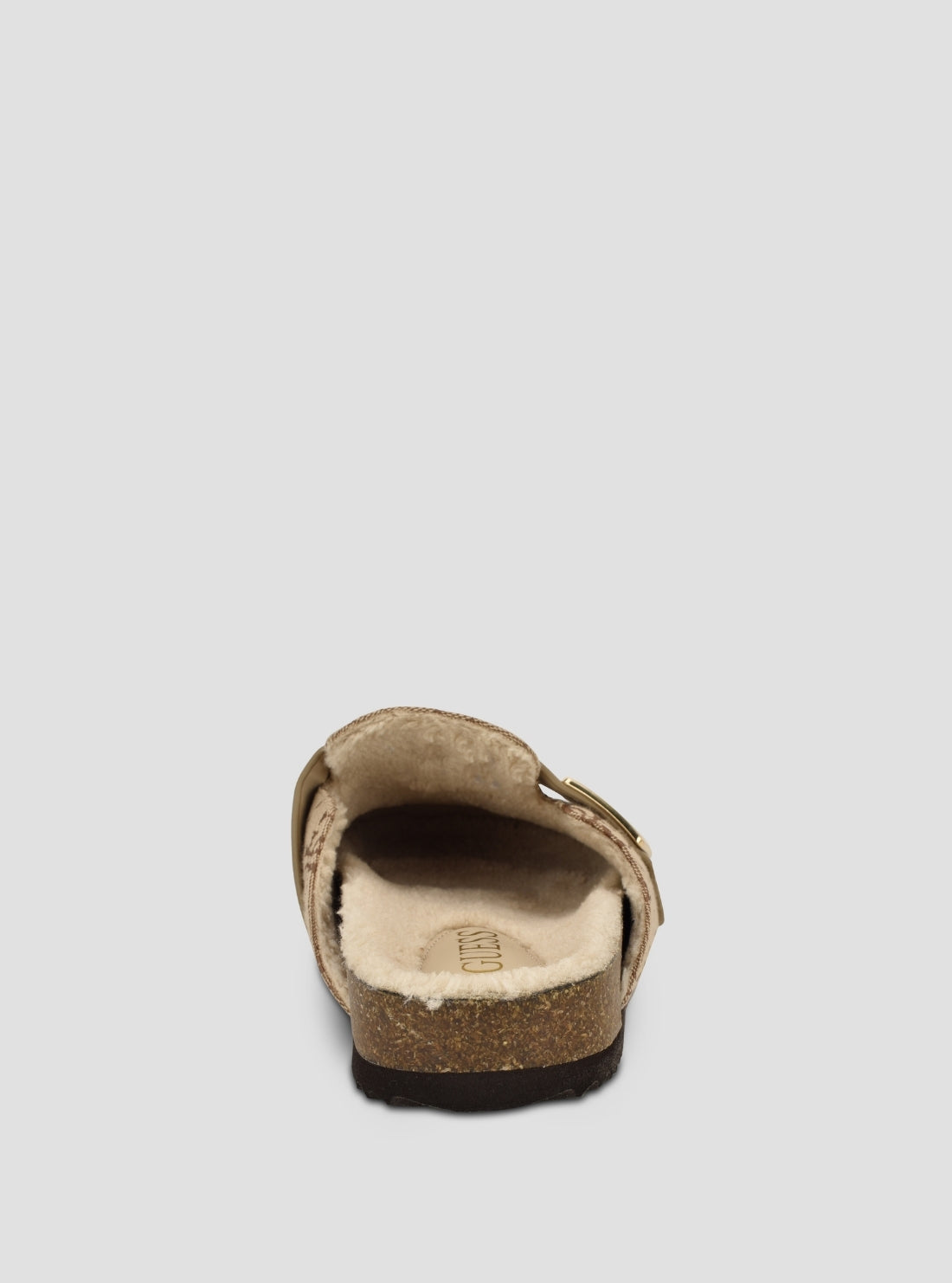 GUESS Footwear Medium Natural Ullan Clogs ULLAN2 Back View