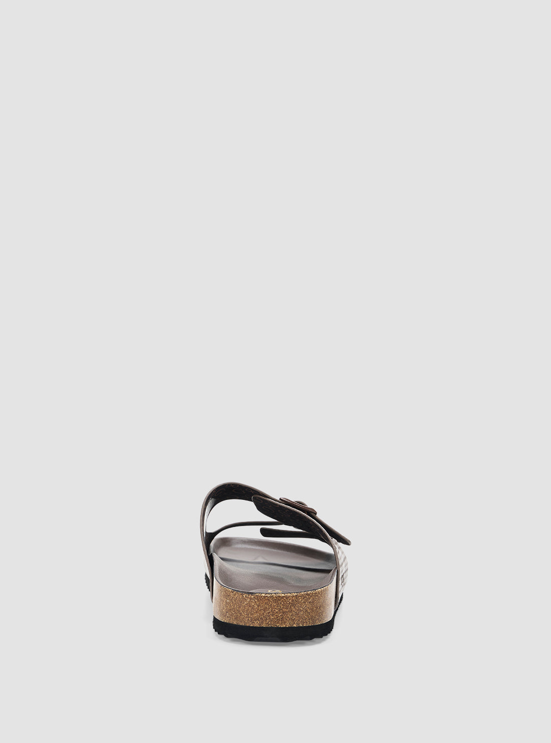 GUESS Mens Brown Unikin Slides UNIKIN Back View