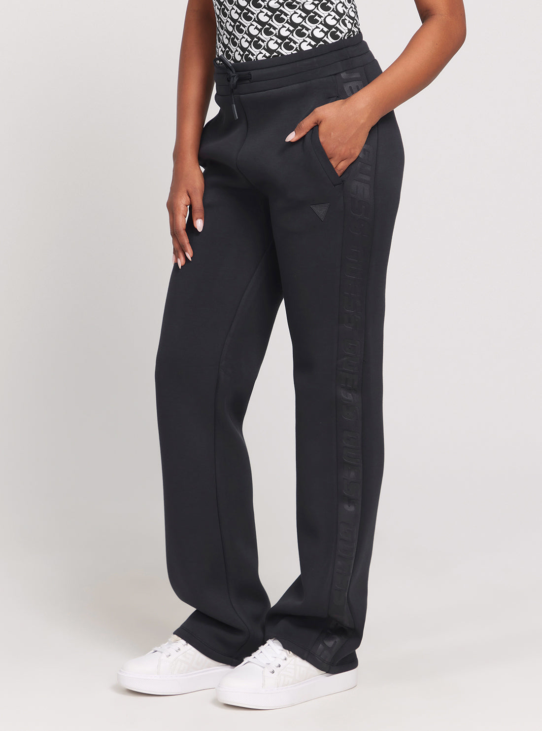 GUESS Navy Brenda Scuba Active Pant side view