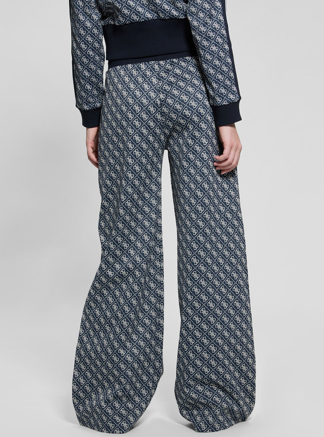 Blue Logo Sarah Wide Pant