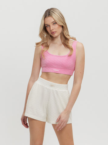 Pink Lola Active Top front view