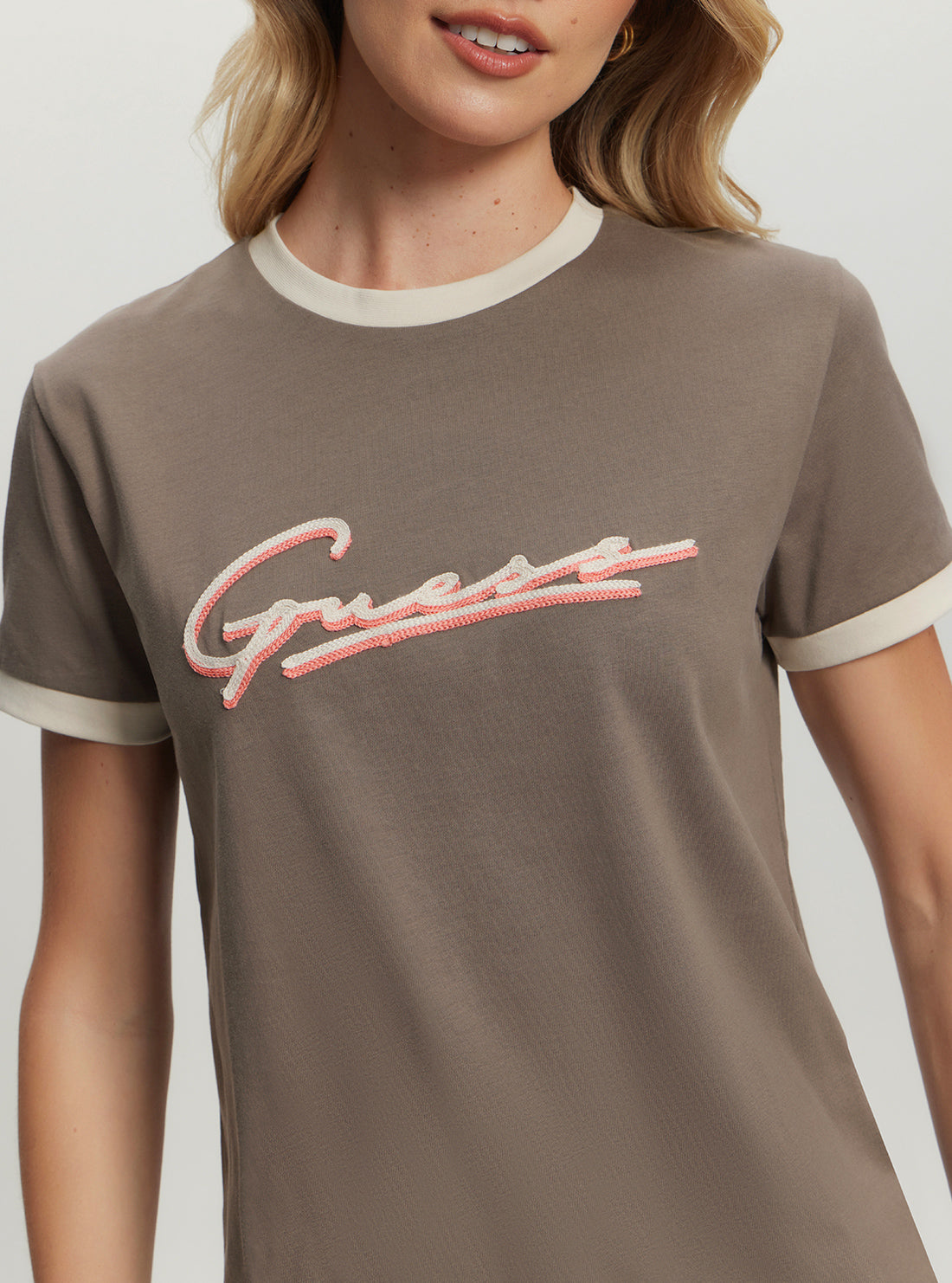 Eco Brown Noemie Signature T-Shirt