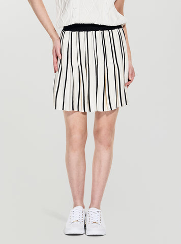 GUESS Womens White Multi Sweater Skirt V5GD00Z3D60 Front View