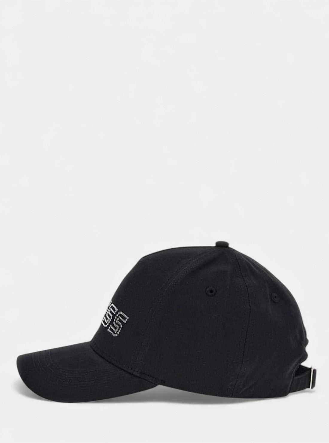 GUESS Accessories Black Logo Baseball Cap V5GZ01WO08O Side View