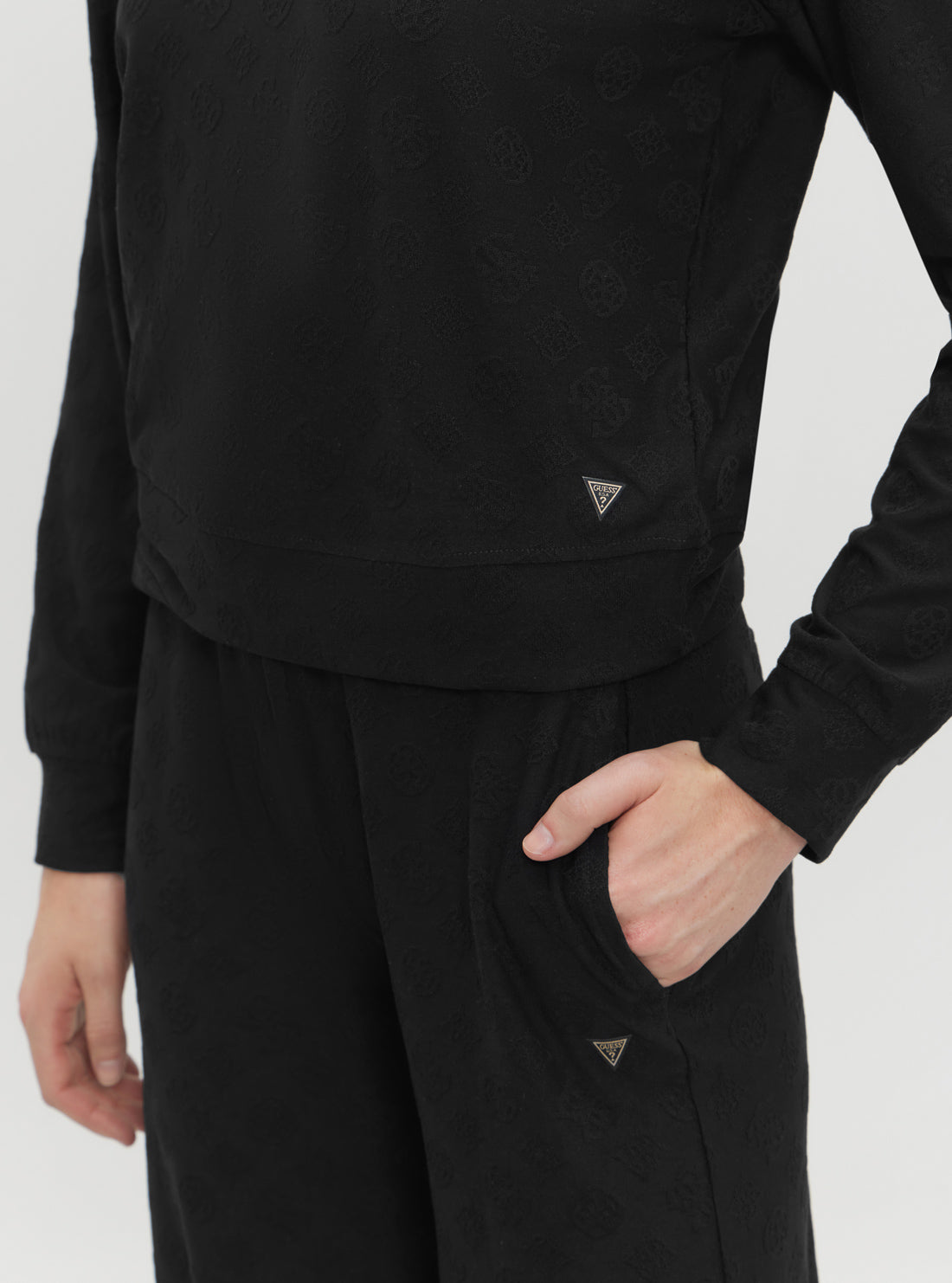 Black Monica Hoodie Jumper