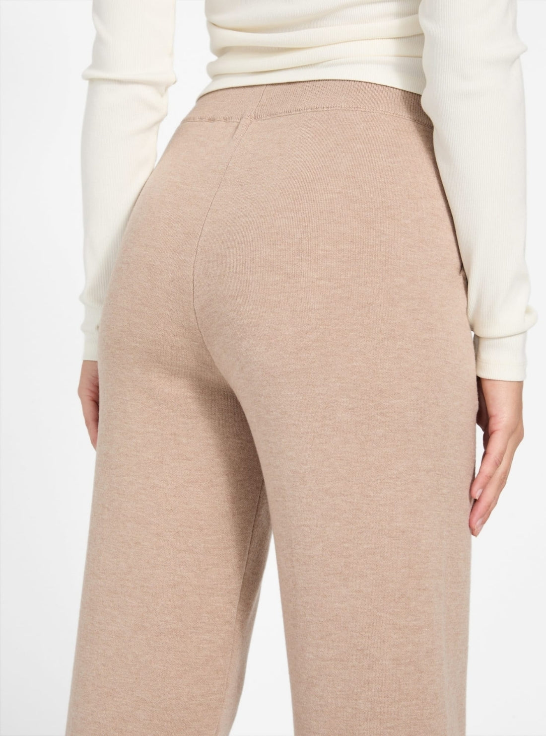 GUESS Womens Beige Ursula Pants V6RB12Z4850 Back Detail View