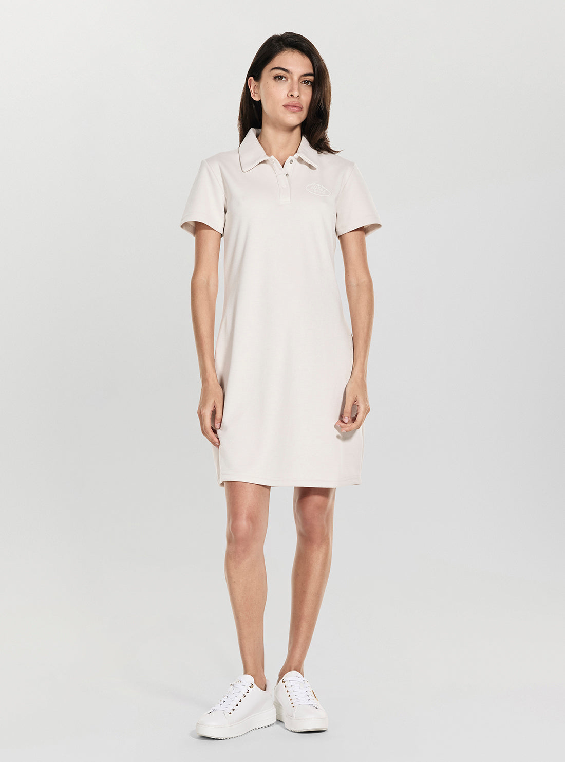 Eco White Paula Short Dress