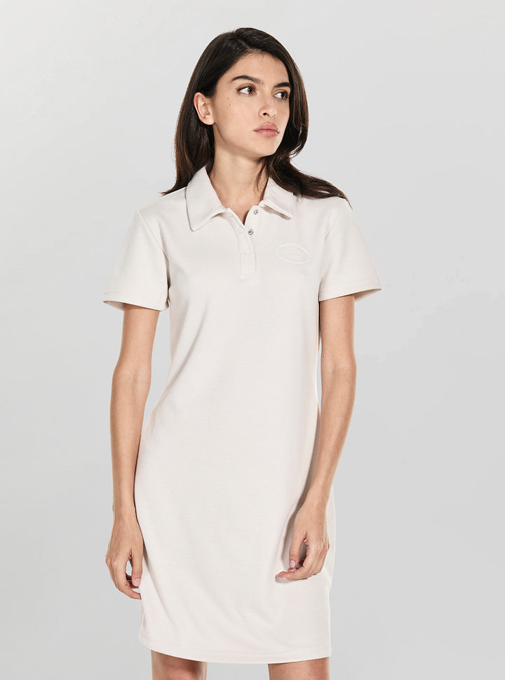 Eco White Paula Short Dress