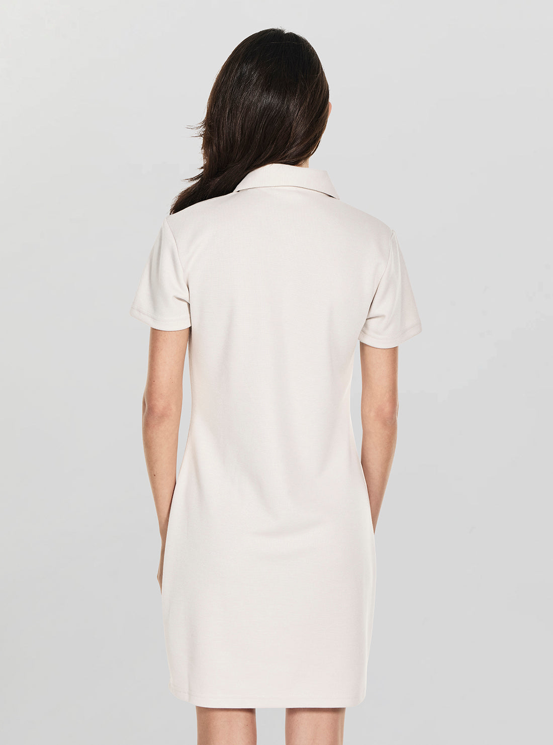 Eco White Paula Short Dress