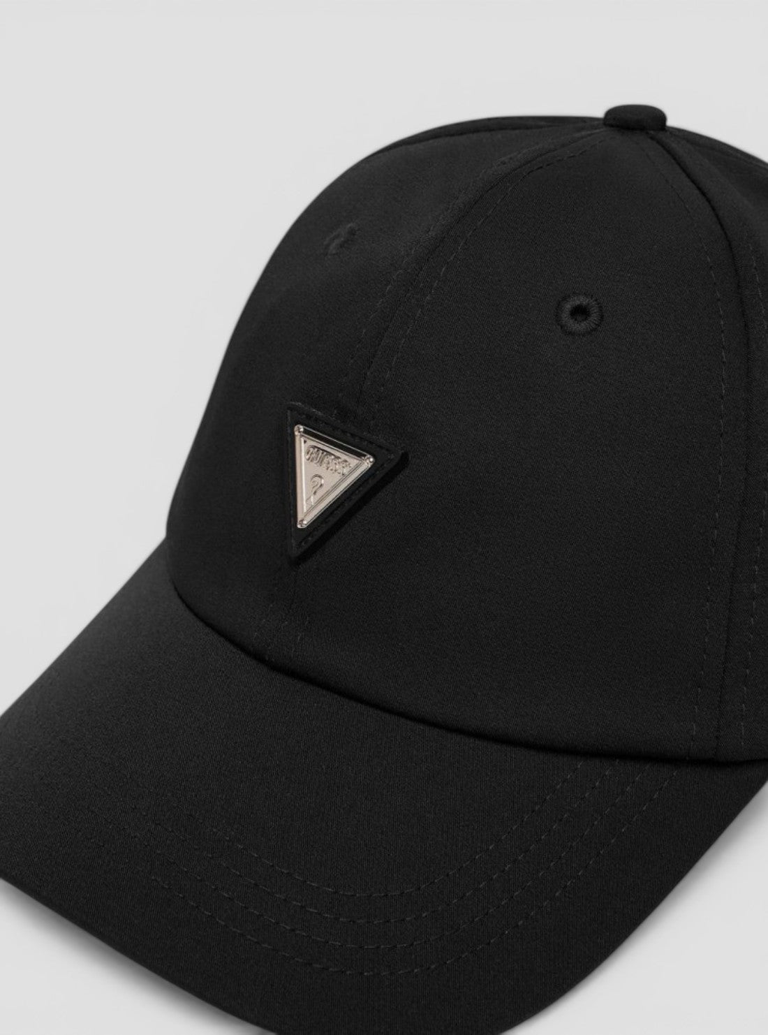 GUESS Accessories Black Noemie 4G Active Baseball Cap V6RZ08WG980 Detail View