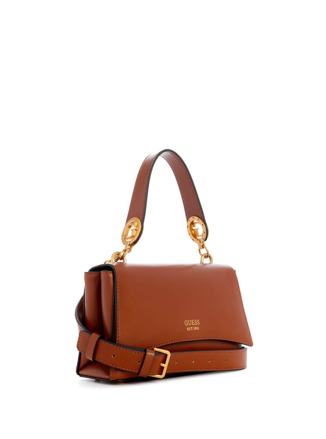 Women's Brown Masie Crossbody Bag front view 